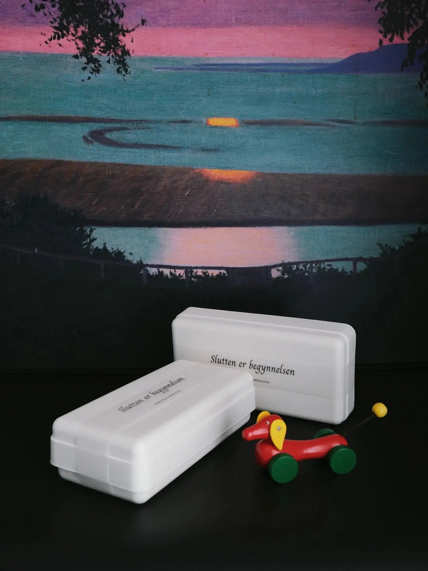 Nedbrytbar Kjæledyrurne en Minnepote Urne med egenskaper av nedbrytbar og designet av Minnepote