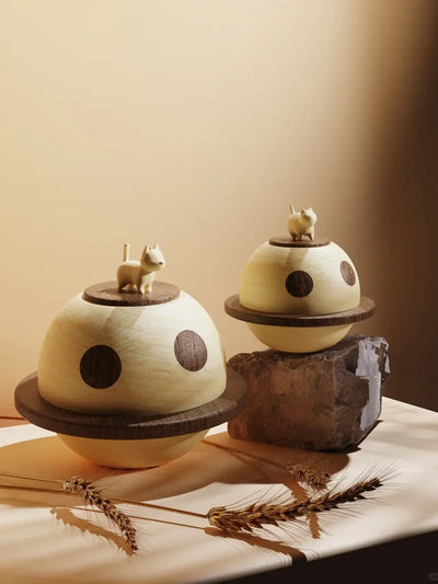 Rosseland-1646 en Minnepote Urne med egenskaper av tre og designet av JINMOOO